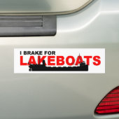 Bumpersticker: I-rem voor LAKEBOATS (Canaller) Bumpersticker (Op auto)