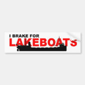 Bumpersticker: I-rem voor LAKEBOATS (Canaller) Bumpersticker (Voorkant)