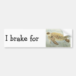 Bumpersticker - I rem voor zeeen schildpadden