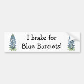 Bumpersticker - I remmen voor blauwe bonnets (Voorkant)