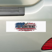 Bumpersticker "IETS DOEN" (Op auto)