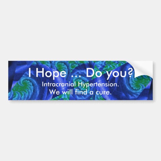 Bumpersticker IHope Rozen * IH (Voorkant)