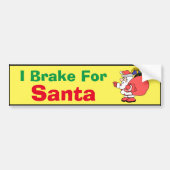Bumpersticker - Ik Break voor de Kerstman (Voorkant)