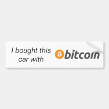 Bumpersticker - ik heb deze auto gekocht met bitmu