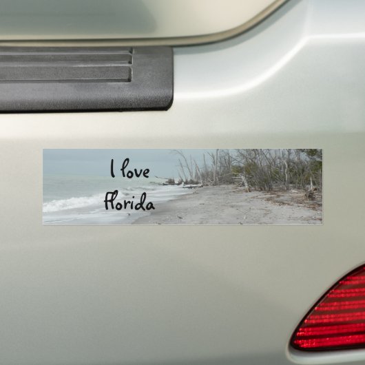 Bumpersticker, ik hou van Florida Bumpersticker (Op auto)