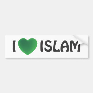 Bumpersticker - Ik hou van Islam