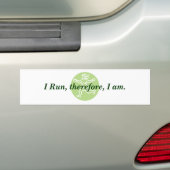Bumpersticker - Ik loop ... (Op auto)