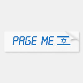 Bumpersticker Israel