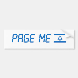 Bumpersticker Israel