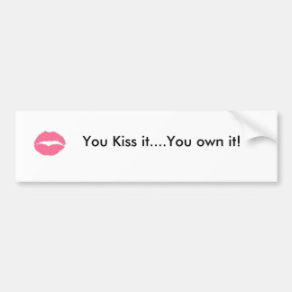Bumpersticker — Je weet het, je bezit het!