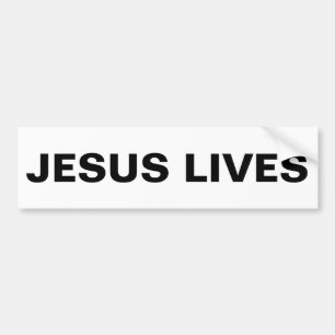Bumpersticker "Jesus Lives"