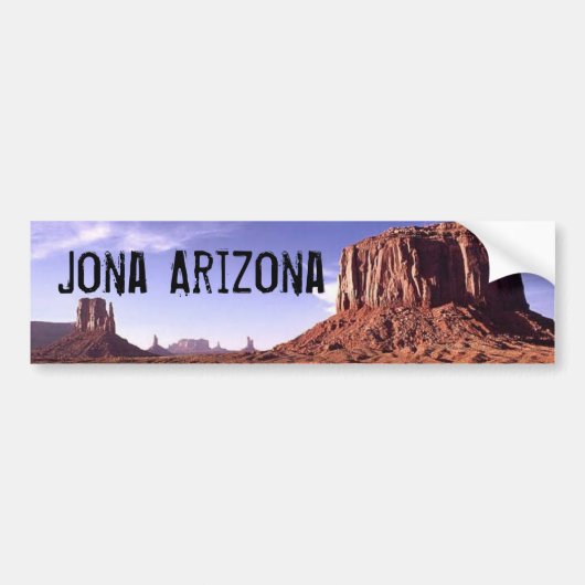 Bumpersticker-Jona Arizona Bumpersticker (Voorkant)