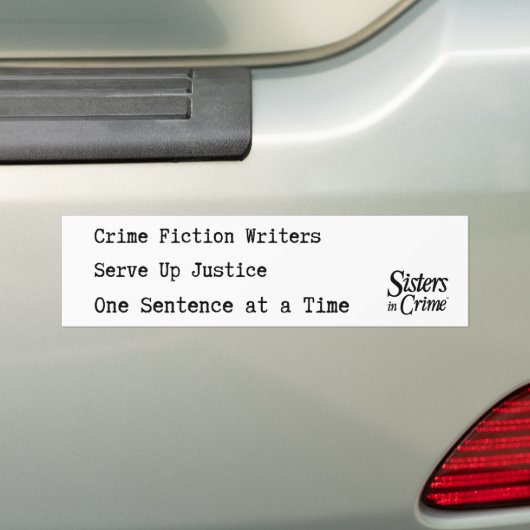 Bumpersticker Justitie (Op auto)