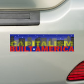 Bumpersticker kapitalisme (Op auto)