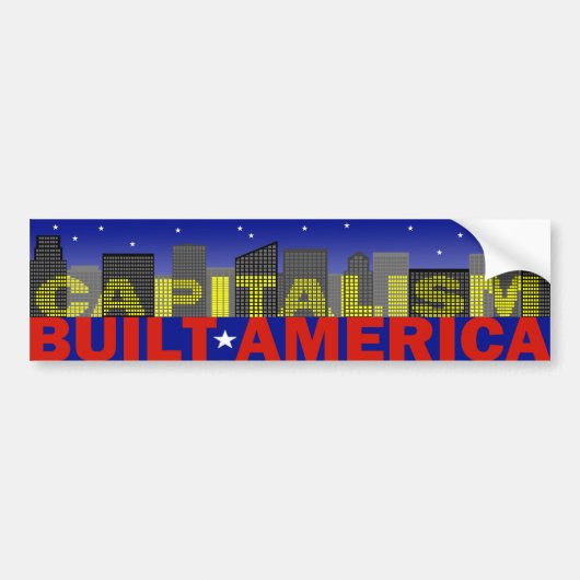 Bumpersticker kapitalisme (Voorkant)