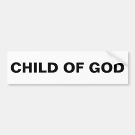 Bumpersticker "Kind van God"