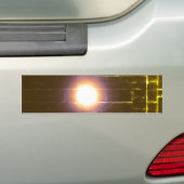BUMPERSTICKER KOELE ECO STIJL (Op auto)