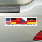 Bumpersticker Koude Oorlog (Op auto)