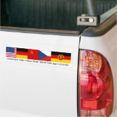 Bumpersticker Koude Oorlog (Op Truck)