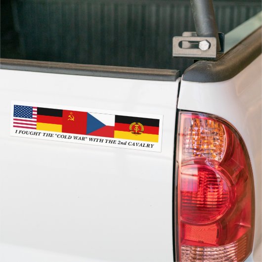 Bumpersticker Koude Oorlog (Op Truck)