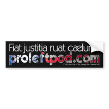 Bumpersticker - Laat gerechtigheid gebeuren...