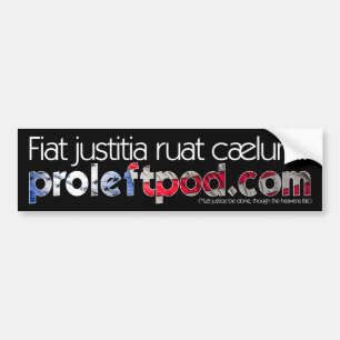Bumpersticker - Laat gerechtigheid gebeuren...