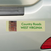 Bumpersticker landwegen (Op auto)