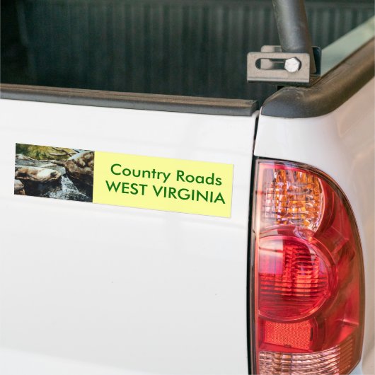 Bumpersticker landwegen (Op Truck)