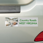 Bumpersticker landwegen (Op auto)