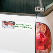 Bumpersticker landwegen (Op Truck)