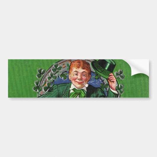 Bumpersticker Leprechaun (Voorkant)