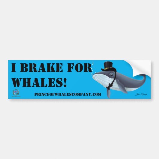 Bumpersticker Lord Rippletail I rem voor walvissen (Voorkant)