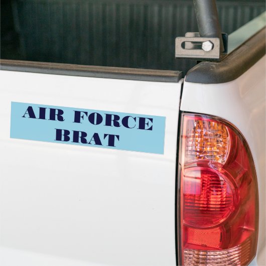 Bumpersticker luchtmacht Brat (Op Truck)