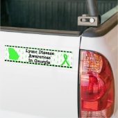 Bumpersticker Lymeziektebewustzijn in Georgia (Op Truck)