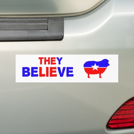 Bumpersticker maakt grappen over het systeem van t (Op auto)