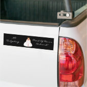 Bumpersticker "Maid of Honor I on board" (Op Truck)