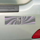Bumpersticker Man in Parijs (Op auto)