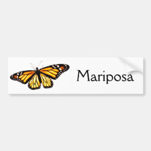 Bumpersticker Mariposa Monarca