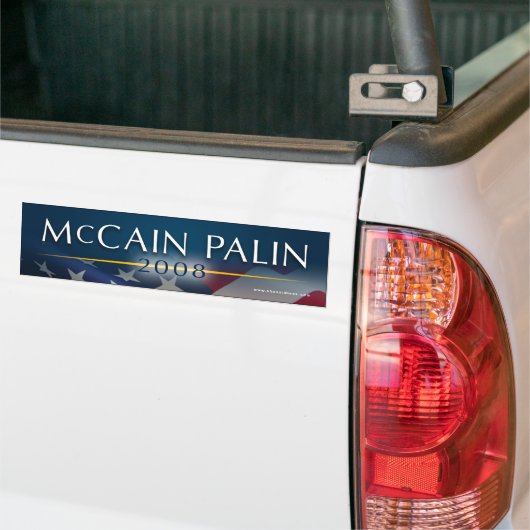 Bumpersticker McCain Palin 2008 (Op Truck)