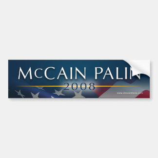 Bumpersticker McCain Palin 2008