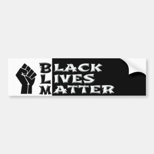 Bumpersticker met bericht Black Lives Matter