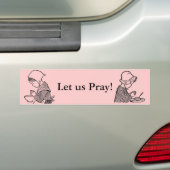 Bumpersticker met gebed (Op auto)