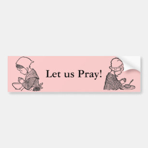 Bumpersticker met gebed