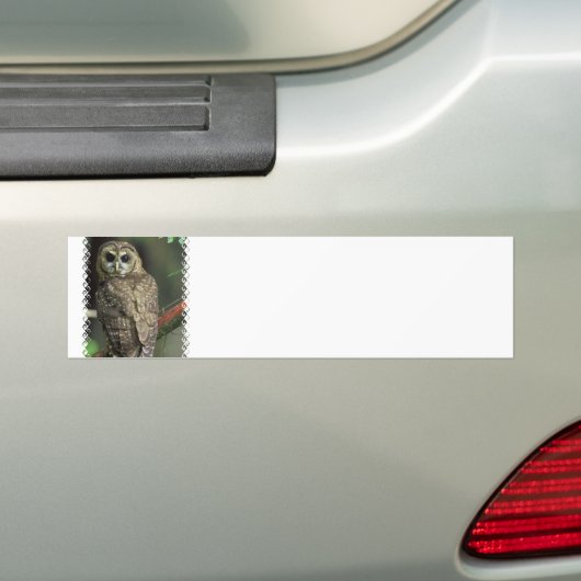 Bumpersticker met gepotte kieuwen (Op auto)