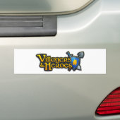 Bumpersticker met logo van dorpelingen en helden (Op auto)