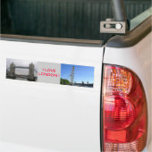 Bumpersticker met London Eye Ferris Wheel (Op Truck)