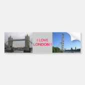 Bumpersticker met London Eye Ferris Wheel (Voorkant)