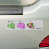 Bumpersticker met meerdere remmen (Op auto)