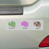 Bumpersticker met meerdere remmen (Op auto)