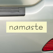 bumpersticker met namaakbumper (Op auto)